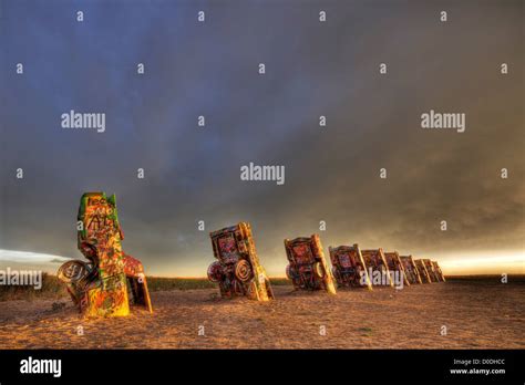 Cadillac Ranch, Texas Stock Photo - Alamy