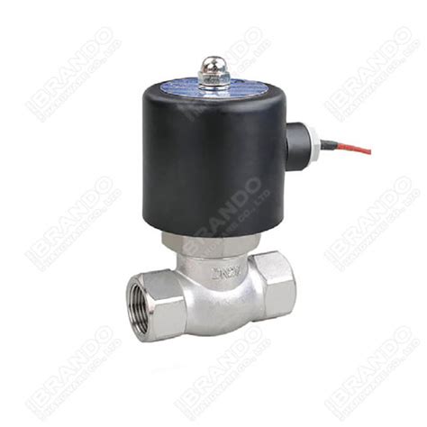 2S250 25 válvula electromagnética eléctrica de acero inoxidable 24VDC