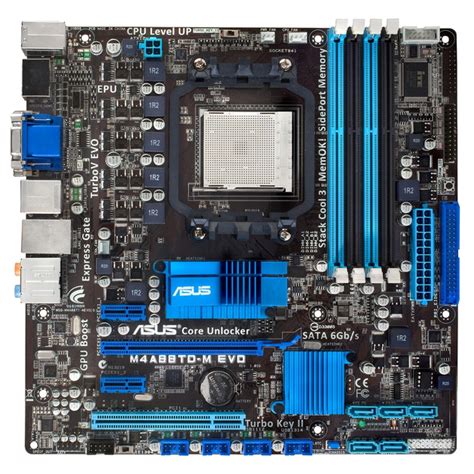 Материнская плата Socket AM3 ASUS M4A88TD-M EVO c HDMI Видео ( sAM3 ...