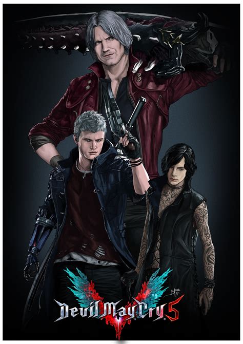 Artstation Devil May Cry 5 Fanart