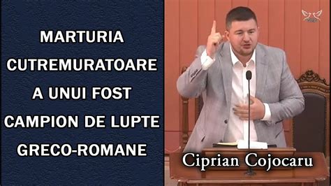 Ciprian Cojocaru Marturia Cutremuratoare A Unui Fost Luptator De