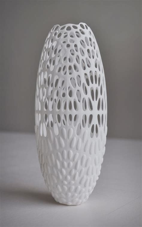 3dsgn — 3D printed Lace Vase (source) | 3d printing art, Lace vase, Prints