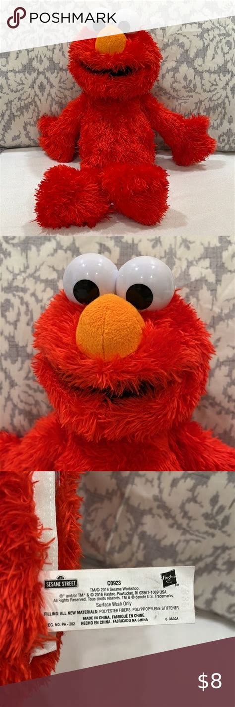 Sesame Street Hasbro Tickle Me Elmo Elmo Sesame Street Tickled