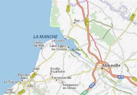 MICHELIN Saint-Valery-sur-Somme map - ViaMichelin