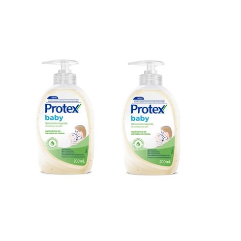 Kit 2 Protex Baby Proteção Delicada Sabonete Líquido 200mL Shopee Brasil