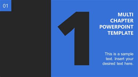 1 To 10 Multi Chapter PowerPoint Template SlideModel