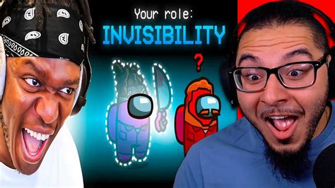 Sidemen Among Us Invisibility Role Moresidemen Reaction Youtube