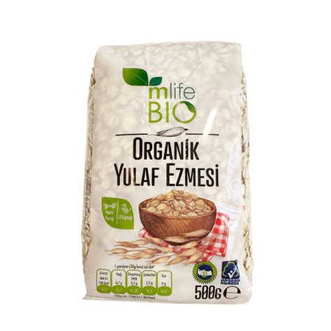 M Life Bio Organik Yulaf Ezmesi 500 G Migros