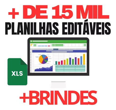 Planilha Dashboards Pacote Planilhas Excel Edit Vel Venda Em