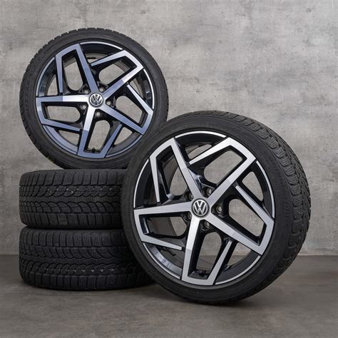 VW Golf 8 GTE GTI GTD winter wheels 18 inch rims tires 5H0601025G