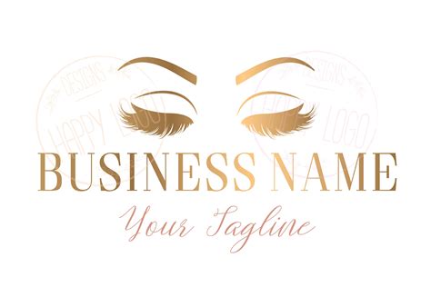 DIGITAL Custom logo design lashes logo eye lashes beauty