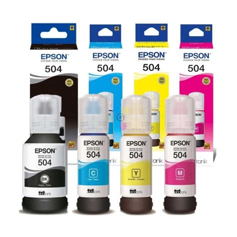 Tintas Epson T Originales Para Uso En Impresora Granstore