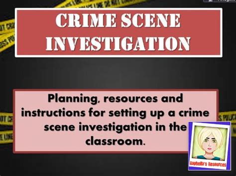 Crime Scene Investigation Activity | Teaching Resources