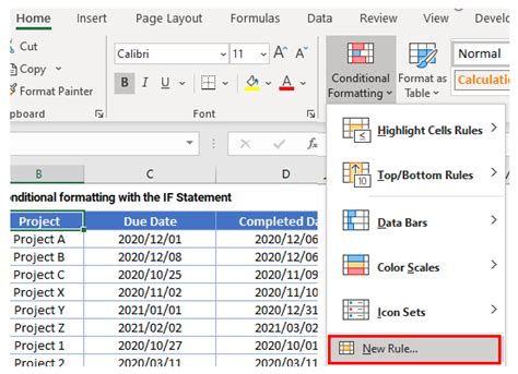 IF Formula Set Cell Color W Conditional Formatting Excel Google