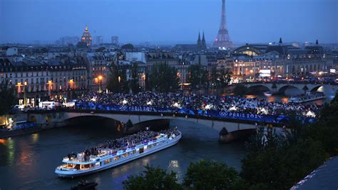 Paris Olympics River Seine Parade Of Nations Incredible Boats