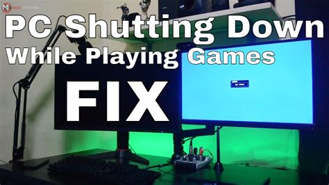 Pc Shuts Down While Gaming Fix Youtube