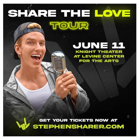 Stephen Sharer Share the Love Tour | Blumenthal Performing Arts