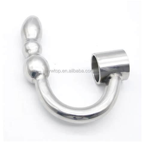 Grams Stainless Steel Long Anal Hook Chastity Lock Butt Beads Mm Buy Anal Hook