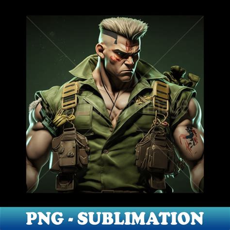 Guile Street Fighter Original Artwork - High-Resolution PNG - Inspire ...