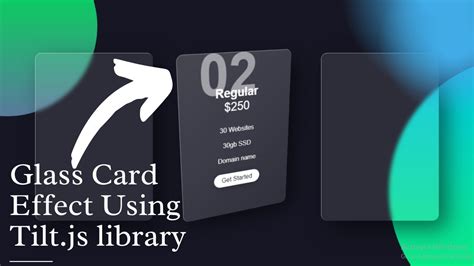Glass Card Hover Effects Using Html Css Glass Morphism Effects Youtube