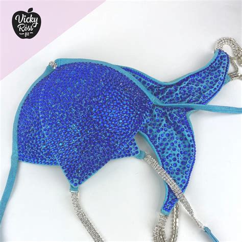 Tiffany Blue Sapphire Bikini Competition NPC Bikini Vicky Ross Fit