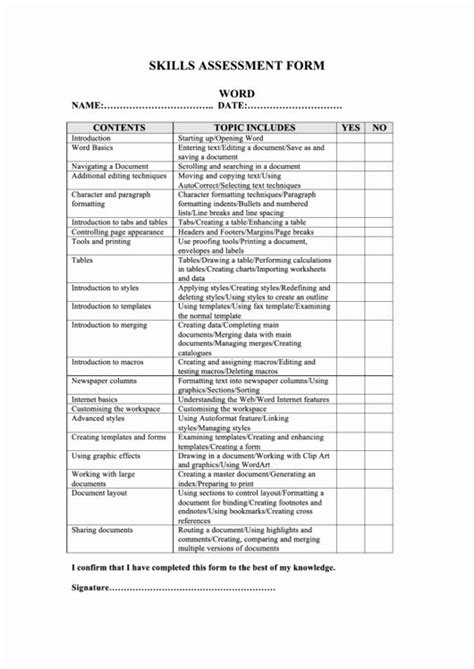 Employee Skills Assessment Template Best Of Top Employee Skills