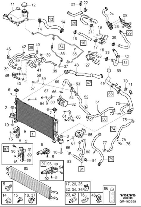 Volvo Temperature Sensor Cooler And Connection Fittings Erad