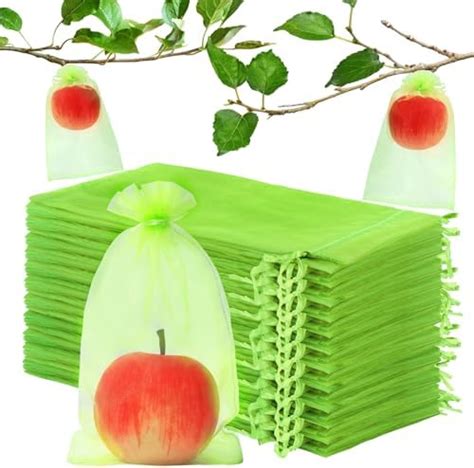 Amazon Unves 100 Pcs Fruit Protection Bags 6 X 10 Green Garden