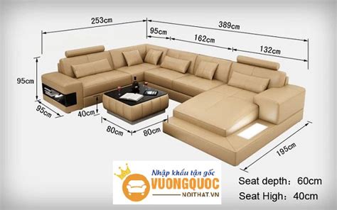 Kích Thước Tiêu Chuẩn Của Ghế Sofa Là Bằng Bao Nhiêu