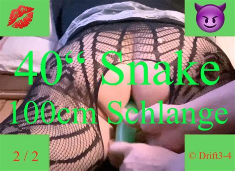 Extreme Inch Green Dildo Snake For Sissy D Part Of Amateur Porn Feat Drift Xhamster