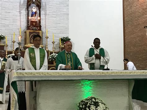 Celebra O De Posse Do Novo P Roco Frei Cristiano Franciscanos Tor