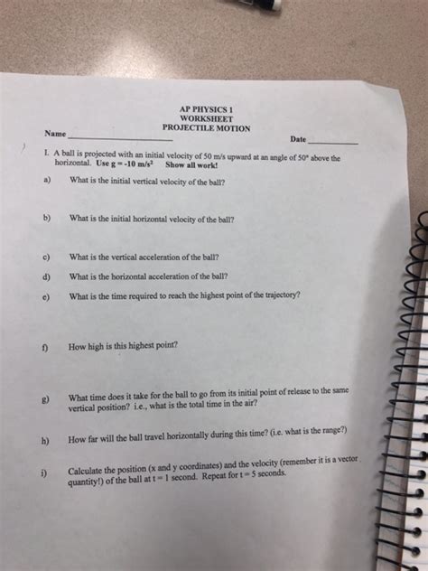 Solved Thurs Isabella Park Ap Physics 2 Unit 3 Worksheet 3 Worksheets Library