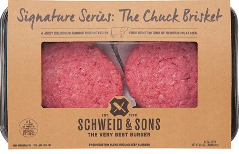 Amazon Schweid And Sons Burgers Signature Series Chuck Brisket