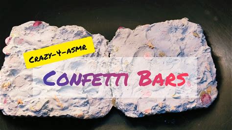 Confetti Bars ASMR Gym Chalk Anxiety Relief Sleep Aid YouTube