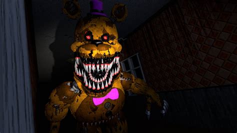 Nightmare Fredbear Jumpscare - Nightmare Freddy jumpscare remake by HAAAAAAAAAAXAX on ...