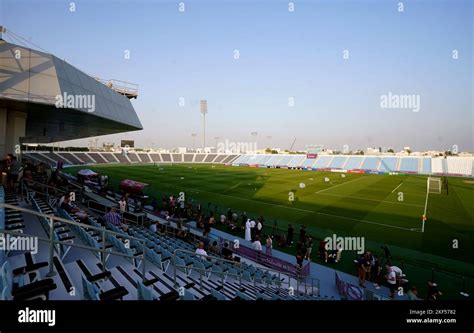 A general view of Al Wakrah Sports Club, Stadium Al Wakrah, Qatar ...