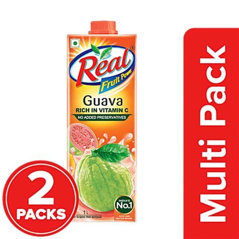 Buy Real Fruit Power Guava Juice Online At Best Price Of Rs