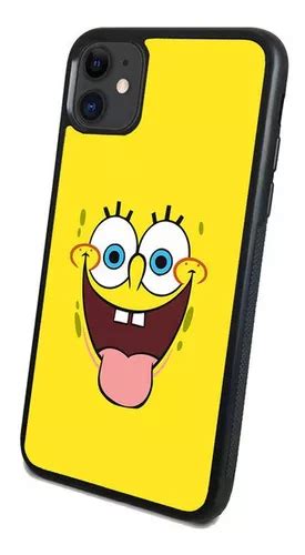 Funda Celular Caras Bob Esponja Feliz Meses Sin Inter S