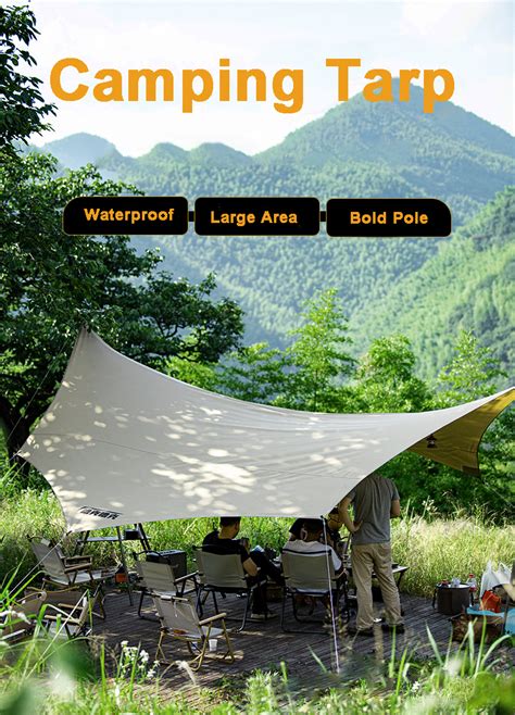 Outdoor Tarp, Camping Tarp, tarps heavy duty waterproof, canvas tarp ...