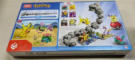 New Mega Construx Pokemon Onix Super Battle Pikachu Ekans Meowth