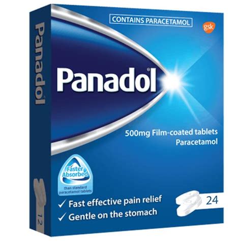 Panadol 500mg 24 Film Coated Tablets Molloys Pharmacy Ireland