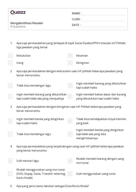 50 Lembar Kerja Mengidentifikasi Gagasan Utama Untuk Kelas 3 Di