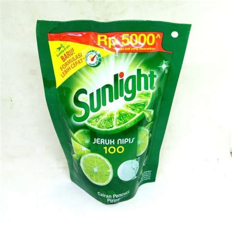 Jual Unilever Sunlight Jeruk Nipis 100 Cairan Pencuci Piring Shopee