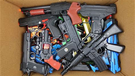 Box With Military Toy Guns Toys Realistic Rifles Special Force Toy