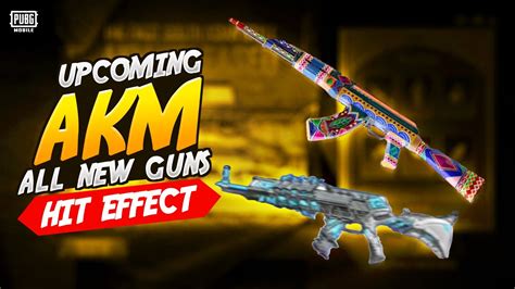 NEW HIT EFFECT AKM GLACIER SKIN NEW AKM SKINS PUBG MOBILE YouTube