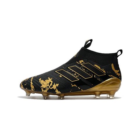 Bota De Fubol Adidas Ace 17 Purecontrol FG Paul Pogba Capsule Negro Oro