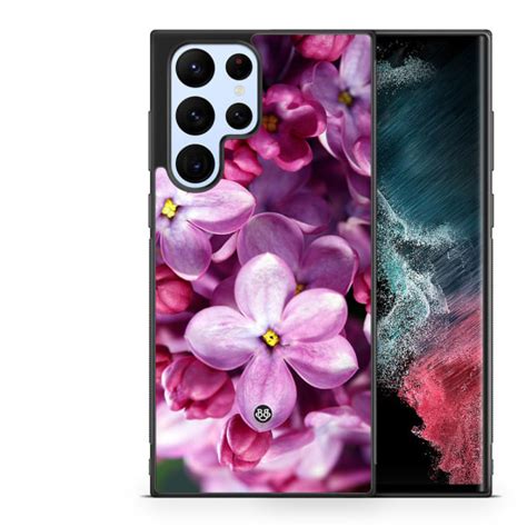 Bjornberry Skal Samsung Galaxy S22 Ultra 5G Lila Vårblommor 7e96 Fyndiq