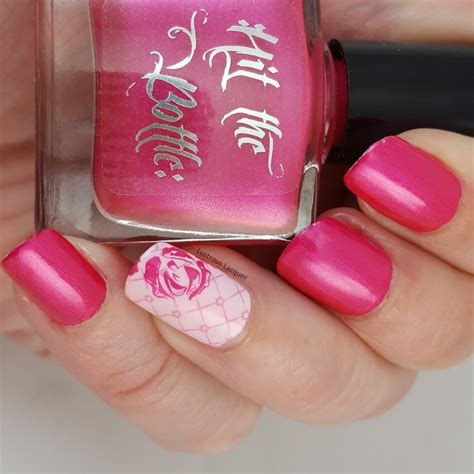 Pink Roses Nail Art Lustrous Lacquer