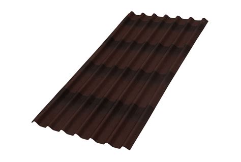 Черепица Ондулин 1950х950 мм, коричневая купить в СПб по выгодной цене