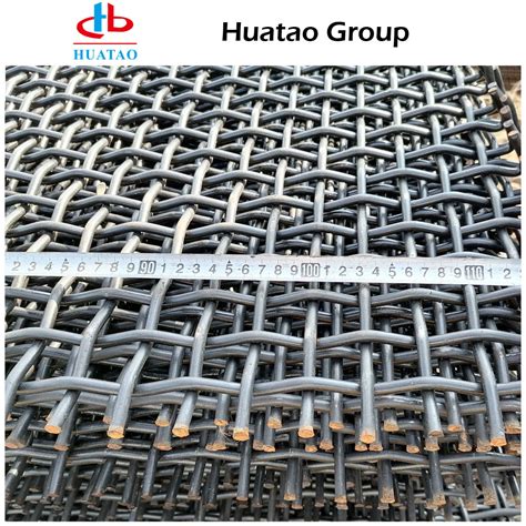 High Quality Mining Using Huatao Steel Wire With Hooks Woven Screen